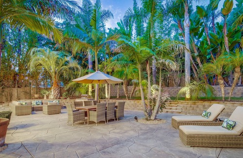 Encinitas House | Large patio & BBQ grill! The Encinitas Tropical Paradise - New Listing