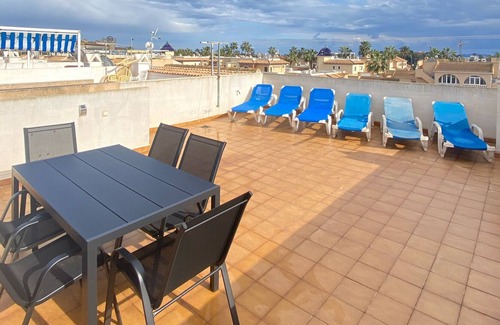 Los Alcazares Apartment | Large, pool facing air conditioned 3 bed apartment. Car not needed