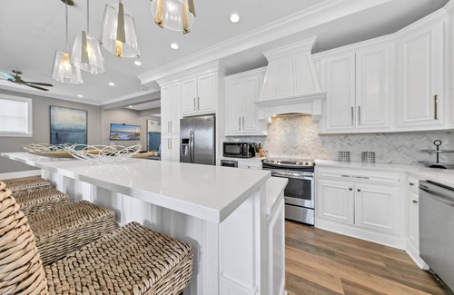 Frangista Beach House | Large Private Pool, Chef's Kitchen! Gaming/Media Room! Golf Cart Available!