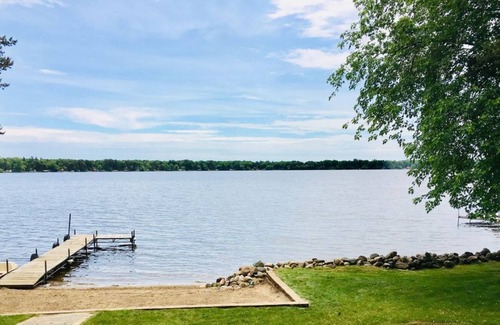 Fort Ripley Township House | Large Sandy Beach House, with boat rental option! 4 bedroom, 3 bath, sleeps 12
