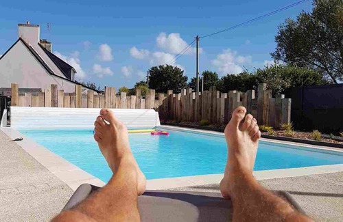 Plobannalec-Lesconil Villa | Large spacious contemporary house on the Atlantic with swimming pool