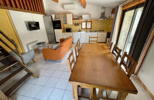 Joyeuse Cottage | Large stone cottage, swimming pools, playgrounds, tennis courts
