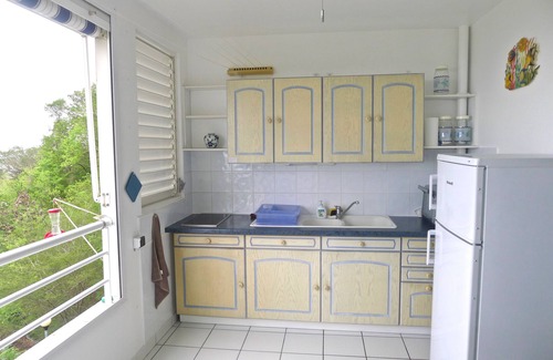 Sainte-Anne Apartment | Large T1 with panoramic terrace overlooking the sea, swimming pool, close to beaches