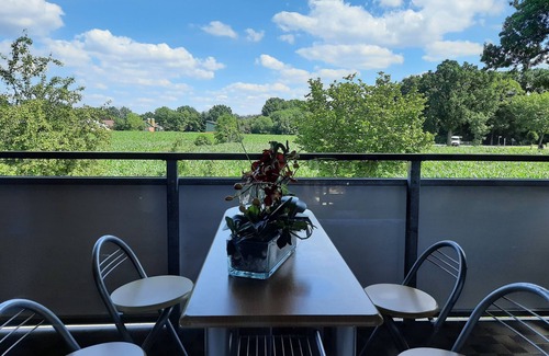 Friesoythe Apartment | Large vacation apartment with box-spring beds and balcony in Friesoythe