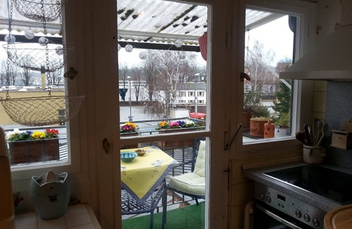 Bayreuth Apartment | Large vacation home (121sqm) in a central, quiet location with balcony