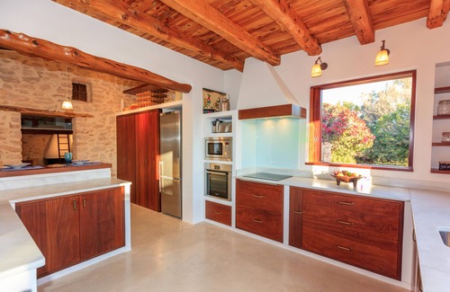 Es Cap de Barbaria Villa | Large Villa with pool, garden and views of the Mediterranean