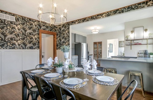 Wichita House | Large vintage home perfect for families!