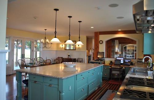 Vinalhaven House | Large waterfront home with tennis court, dock, large boat moorings, great views