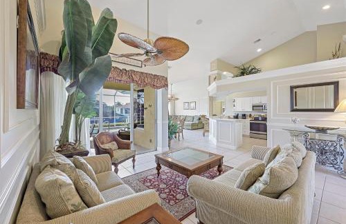 Marco Island House | Large waterfront home with all-day sun on pool