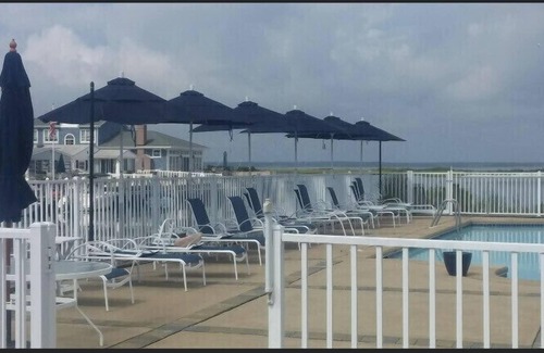 Dover Beaches North House | Lavallette Beautiful Bay front townhome with a pool and short walk to the beach
