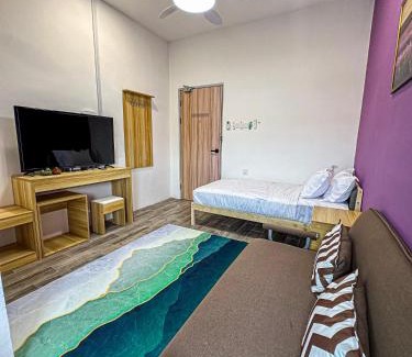 Pusat Komersil Lee Ling Apartment | Lavender Theme Walk Up Apartment Matang