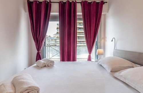 Le Suquet House | LB Vacation Rentals I High Floor Sea View 2Br Apt with Balcony & Garage