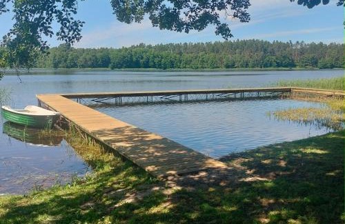 Tuchola House | Leśna Chata kuracyjna nad rzeką z sauną w Borach Tucholskich