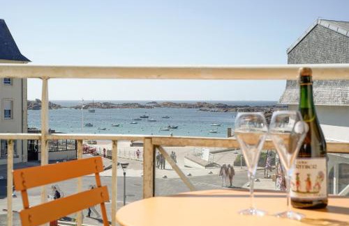 Tregastel Apartment | Le 123 Armoric - Balcon vue mer - 50m de la plage - Confort et moderne - 70m2