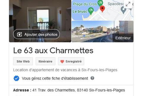 Le Brusc Apartment | "Le 63 aux Charmettes" Au Brusc Vue Mer Parking Wifi etc inclus