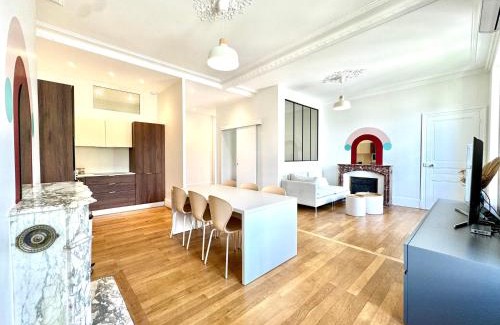 Quartier Chorier-Berriat Apartment | Le Bastille, 6 pers, 300 m gare, Climatisation