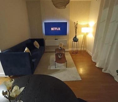 Le Creusot Apartment | Le Blue IVY Hyper centre 2 chambres Tout équipe