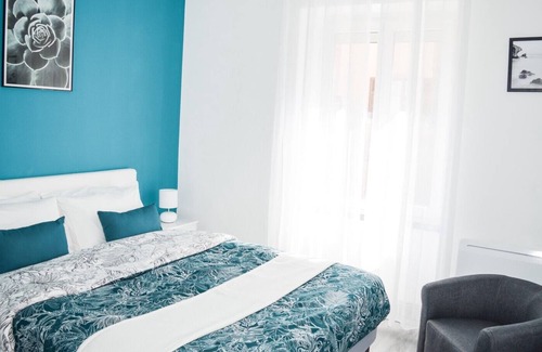 Saint Joseph/Mittelharth Apartment | Le Blue St Léon"lit Queen Size Idéal Couple