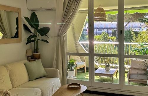 La Petite Motte Apartment | LE BOHÈME - balcon vue jardin - clim - place de parking - wifi - 5min plage