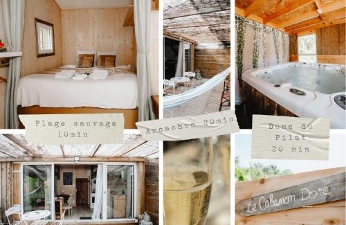 Le Teich Ski Chalet | Le Cabanon doré, Suite SPA et nature chez Ivona Vacances