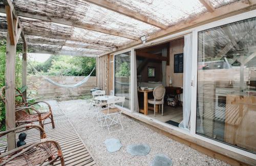 Le Teich Ski Chalet | Le Cabanon doré, Suite SPA et nature chez Ivona Vacances