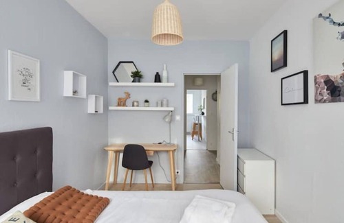 Pont du Cens-Cote d'Or Apartment | Le Cens :T3 Parc et Rivière, Proche Centre-ville