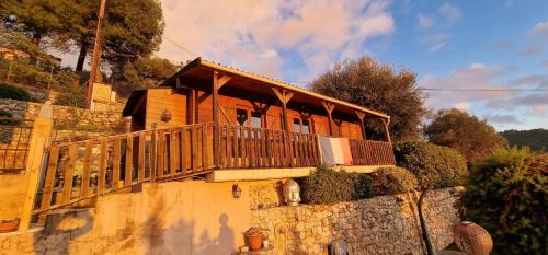 Drap Ski Chalet | Le Chalet de la Pierreraie Côte d'Azur Piscine Terrasse et Vue Mer