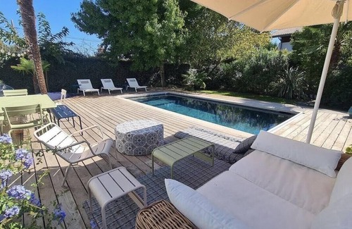 Capbreton Villa | Le Chalet Nirvana - Triangle dOr à Capbreton - 11 Couchages Avec Piscine