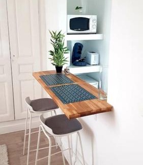 Saint-Honore - Jeanne d'Arc Apartment | Le Chat Bleu - 26m2- Terrasse sur les toits - Wi-fi