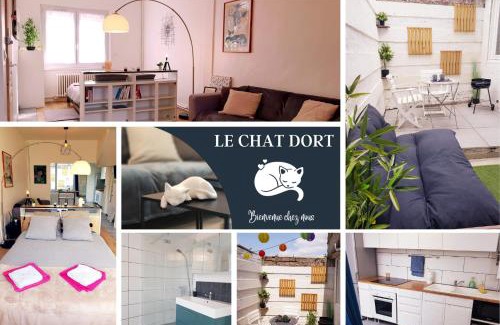 Saint-Honore - Jeanne d'Arc Apartment | Le Chat d'Or - 35m2 - Terrasse - BBQ - WIFI HD
