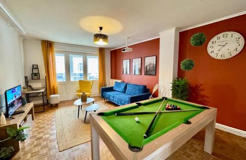 Saint-Acheul Apartment | Le Ciné-Billard du Quai de la Gare-Parking-Balcon