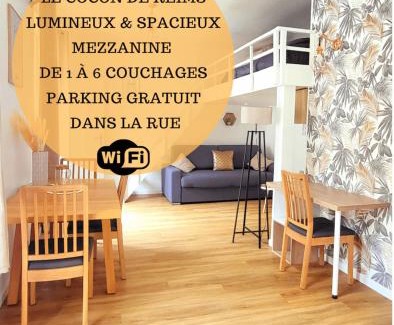 Reims Apartment | Le Cocon de Reims family and free parking