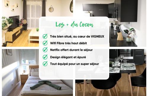 Vigneux-sur-Seine Apartment | Le Cocon lumineux à 20mn de Paris et Orly