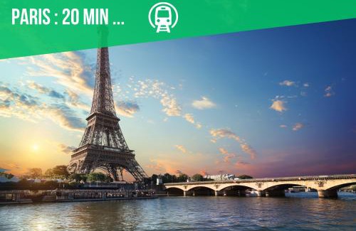 Vigneux-sur-Seine Apartment | Le Cocon lumineux à 20mn de Paris et Orly