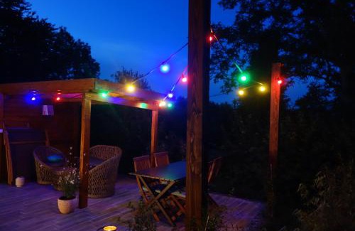 La Fresnaie-Fayel House | Le cottage du Coudray, gîte avec chalet sauna