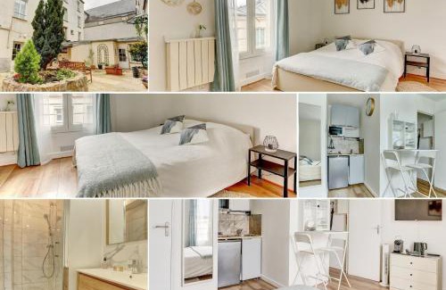 Notre-Dame Apartment | Le Courcillon Calme, Cour privée & Proche Château