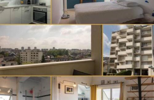 Chateaudun-Bannier Apartment | Le Duplex Ensoleillé du Parc * Parking * Balcon *