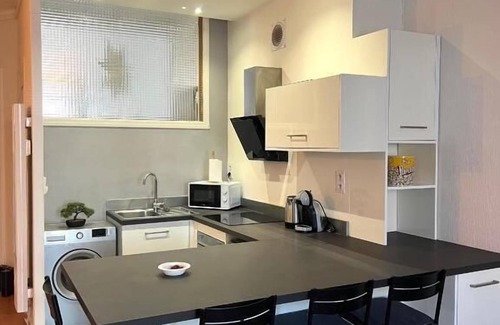 Quartier Chorier-Berriat Apartment | Le Filmophile Spacieux Avec 2 Balcons et Garage Privé