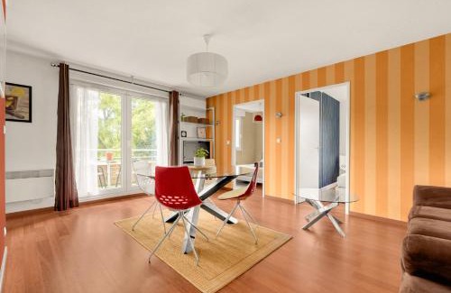 Toulouse West Apartment | Le Jardin des Muses - T3 climatisé avec terrasse, Piscine et Parking