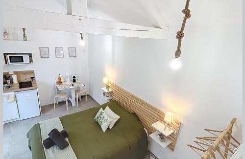Quartier Saint-Clement - Jardin des Plantes Apartment | Le Jardin des Plantes Rouen Studios et F2 au calmes, Terrasse, stationnement gratuit