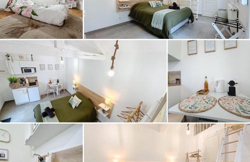 Quartier Saint-Clement - Jardin des Plantes Apartment | Le Jardin des Plantes Rouen Studios et F2 au calmes, Terrasse, stationnement gratuit