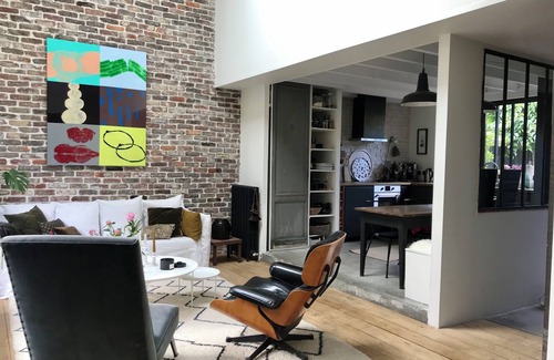 Grand Parc-Paul Doumer House | Le Loft De Rivière - Contemporary brick house in Bordeaux near the city center