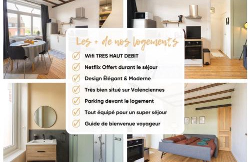 Valenciennes Apartment | LE LUXUEUX - Netflix I WIFI I CENTRE - Design & Cosy