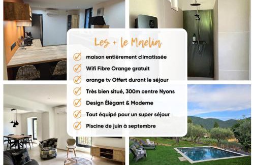 Nyons House | Le Maëlia gîte 5 étoiles