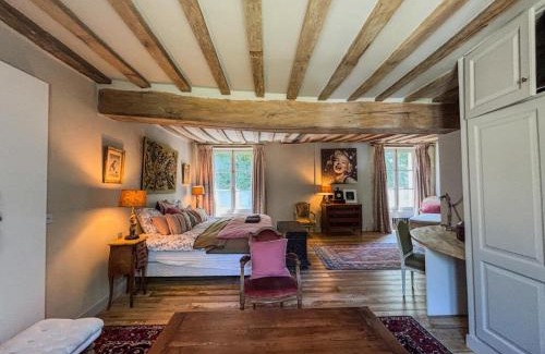 Belforet-en-Perche House | Le manoir de Saint-Ouen avec piscine chauffée intérieure