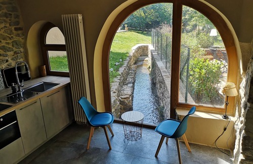 Bourg-Argental House | Le moulin au bord de la cascade - JACUZZI - SWIMMING POOL 1 hour from Lyon