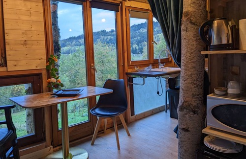 Ban-sur-Meurthe-Clefcy Cabin | Le Nichoir, Gîte Semi-perché en Montagne Vosgienne à 20mn de Gérardmer