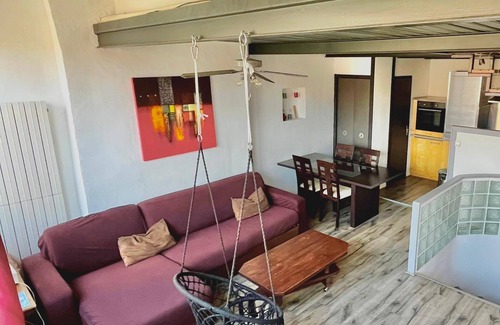 Quartier du Panier Apartment | Le Panier- Superb duplex with sea view, terrace and spa bath near Vieux-Port