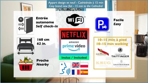 Cernay Apartment | Le Petit Meslier, 15 min Cathédrale - old town