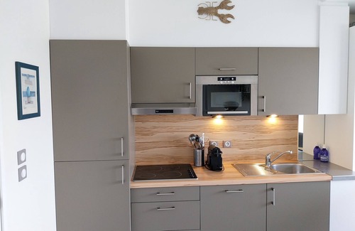 Wimereux Apartment | Le petit Paradis! Cozy studio on the first floor with breathtaking sea view!